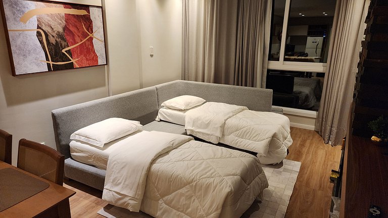 Elegante Flat com vista Catedral