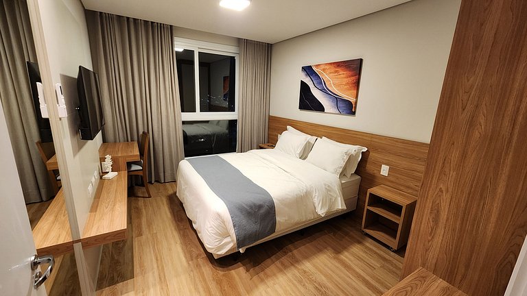 Elegante Flat com vista Catedral