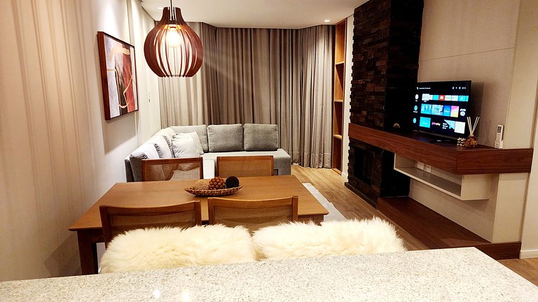 Elegante Flat com vista Catedral