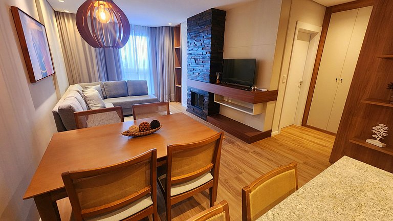 Elegante Flat com vista Catedral