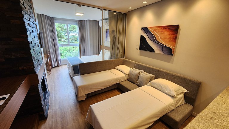 Serra Prime Flat - Hidro + Piscina Aquec - Canela