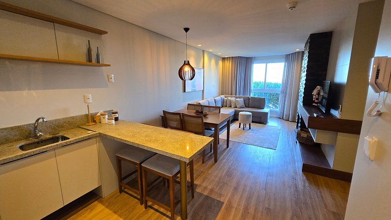 Elegante Flat com vista Catedral