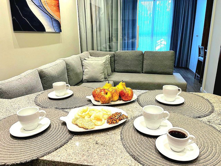 Flat Premium na Serra c/ Lareira + Piscina