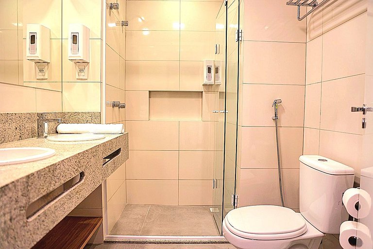 Flat Premium na Serra c/ Lareira + Piscina