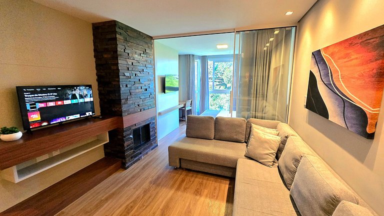 Serra Prime Flat - Hidro + Piscina Aquec - Canela