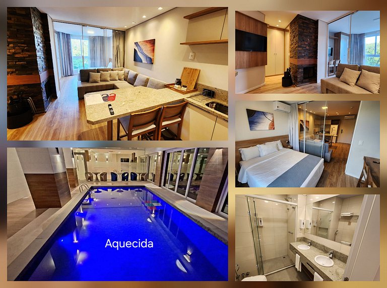 Aconchegante Flat Serra Class