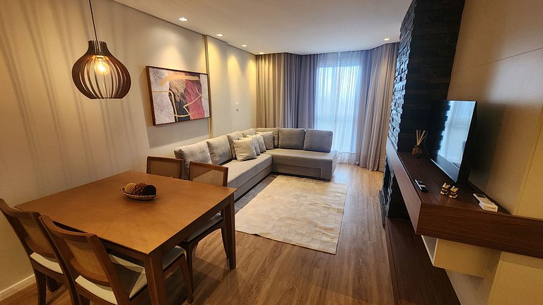 Elegante Flat com vista Catedral