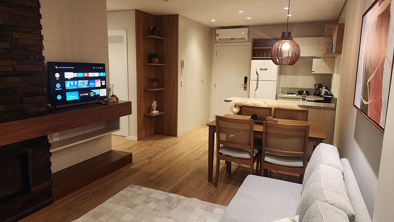 Elegante Flat com vista Catedral