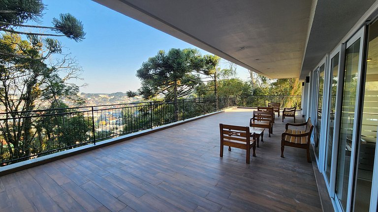 Elegante Flat com vista Catedral