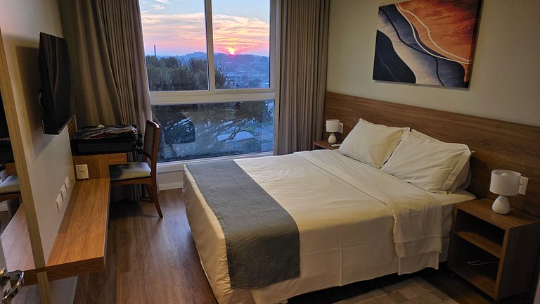 Elegante Flat com vista Catedral