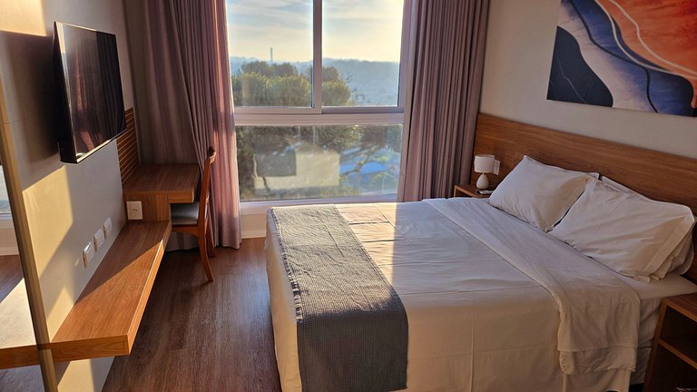 Elegante Flat com vista Catedral