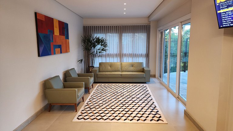 Elegante Flat com vista Catedral